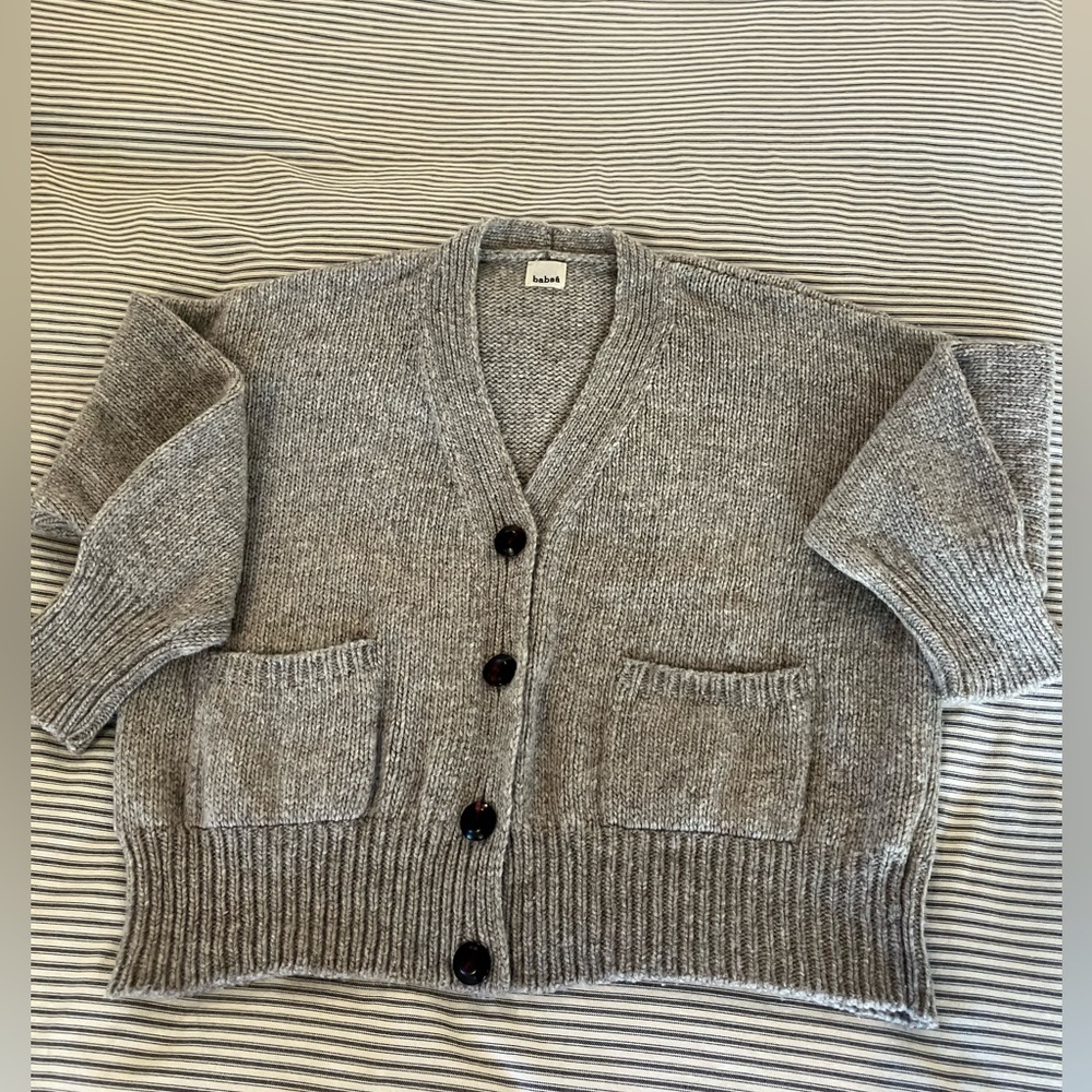 Babaa no 17 Cardigan-mist